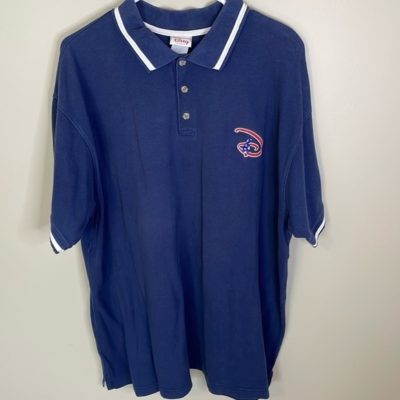 DISNEY STORE Men’s Vintage XXL Fantasia Sorcerer’s Hat Embroidered Polo Shirt - Picture 1 of 8